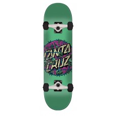 7.75in x 31.4in Abyss Dot Santa Cruz Skateboard Complete