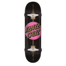 7.5in x 30.6in Other Dot Santa Cruz Skateboard Complete