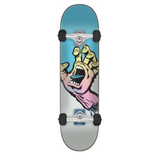 8.0in x 31.6in Pastel Screaming Hand Santa Cruz Skateboard Complete