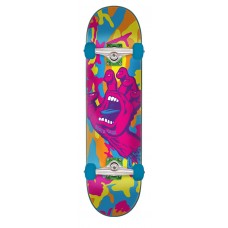 7.75in x 31.4in Screaming Hand Camo Santa Cruz Skateboard Complete
